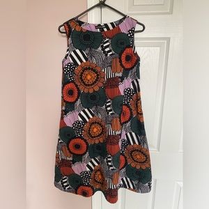 Marimekko x Uniqlo Size Small Bold Print Floral Dress